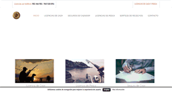Desktop Screenshot of licenciascazapesca.com
